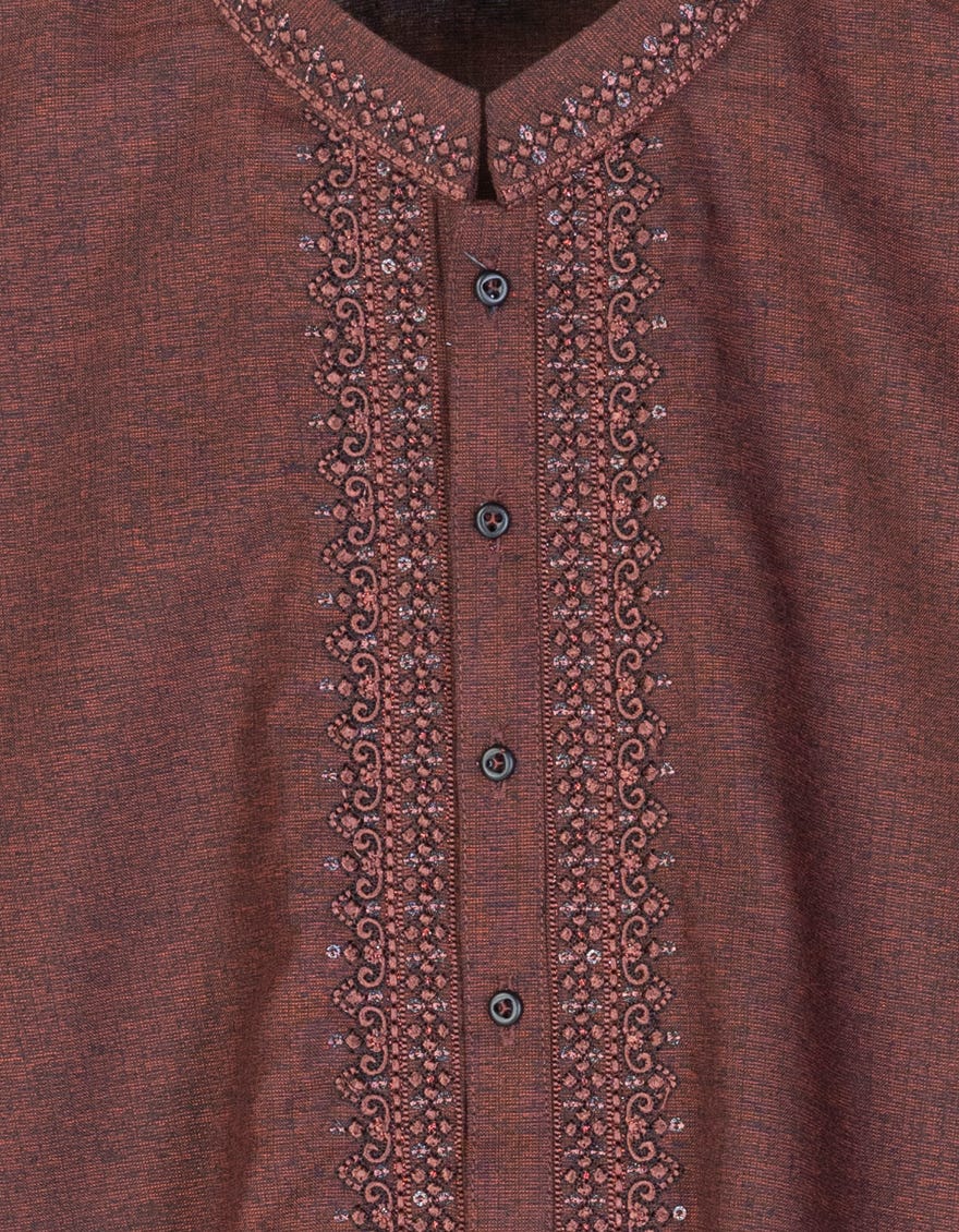 MAROON SEMI-FORMAL KURTA