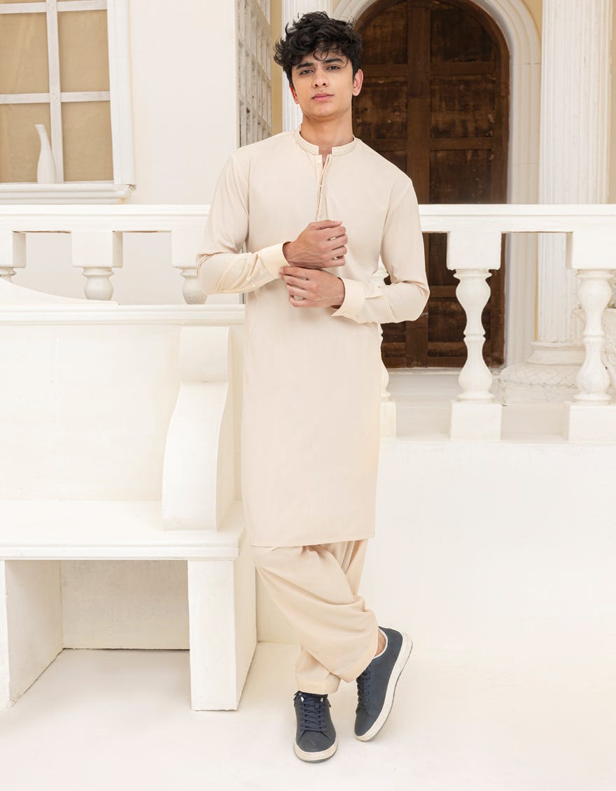 FAWN BLENDED KAMEEZ SHALWAR
