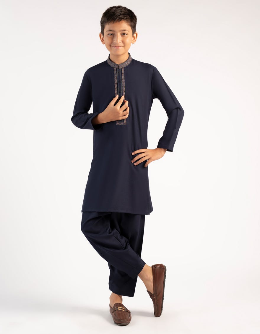 BLUE KAMEEZ SHALWAR