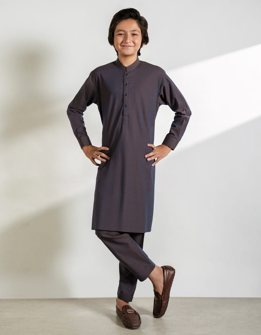 LIGHT PURPLE COTTON KURTA TROUSER