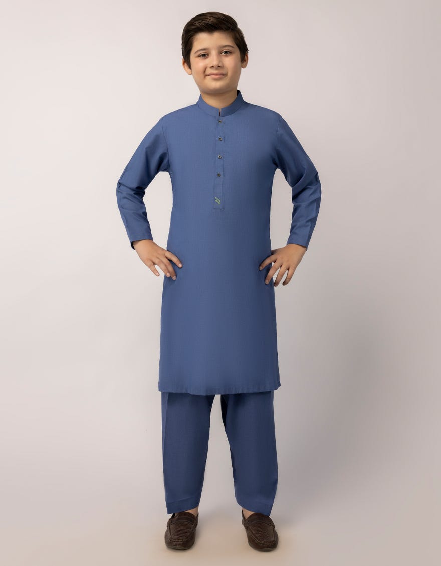 BLUE KAMEEZ SHALWAR
