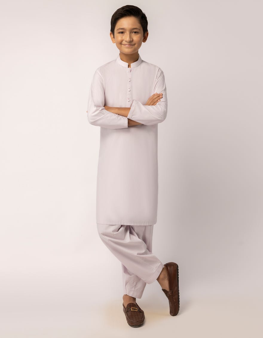 LILAC BLENDED KAMEEZ SHALWAR