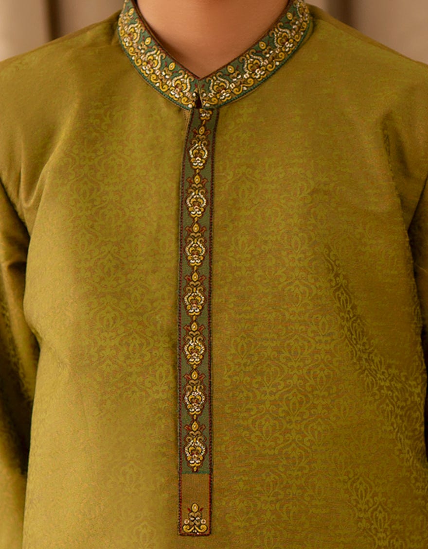 OLIVE GREEN SPECIAL KURTA