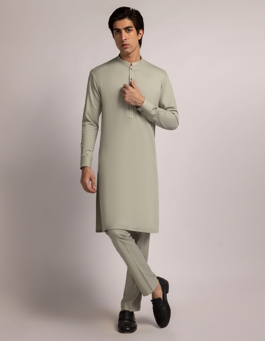 PISTACHIO KURTA TROUSERS