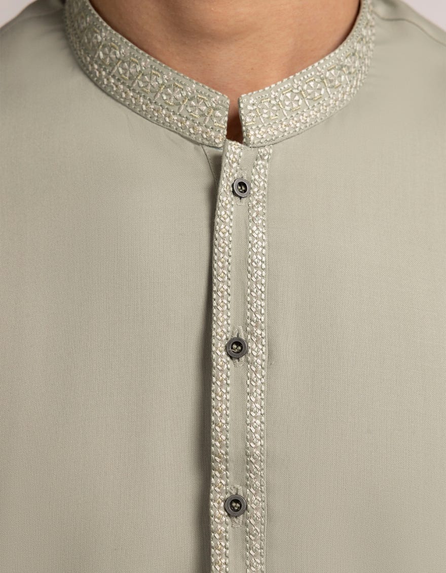 PISTACHIO SEMI FORMAL KAMEEZ SHALWAR