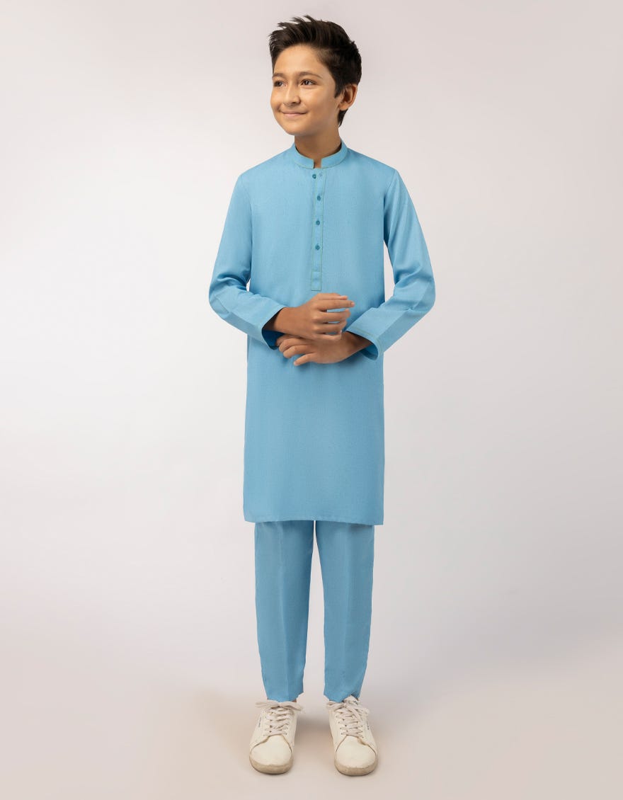 FEROZI BLENDED CASUAL KURTA TROUSERS