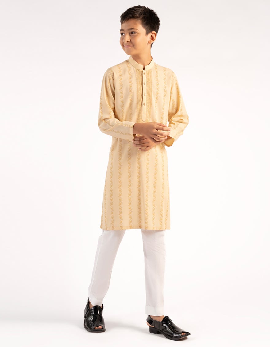 FAWN SEMI-FORMAL KAMEEZ SHALWAR