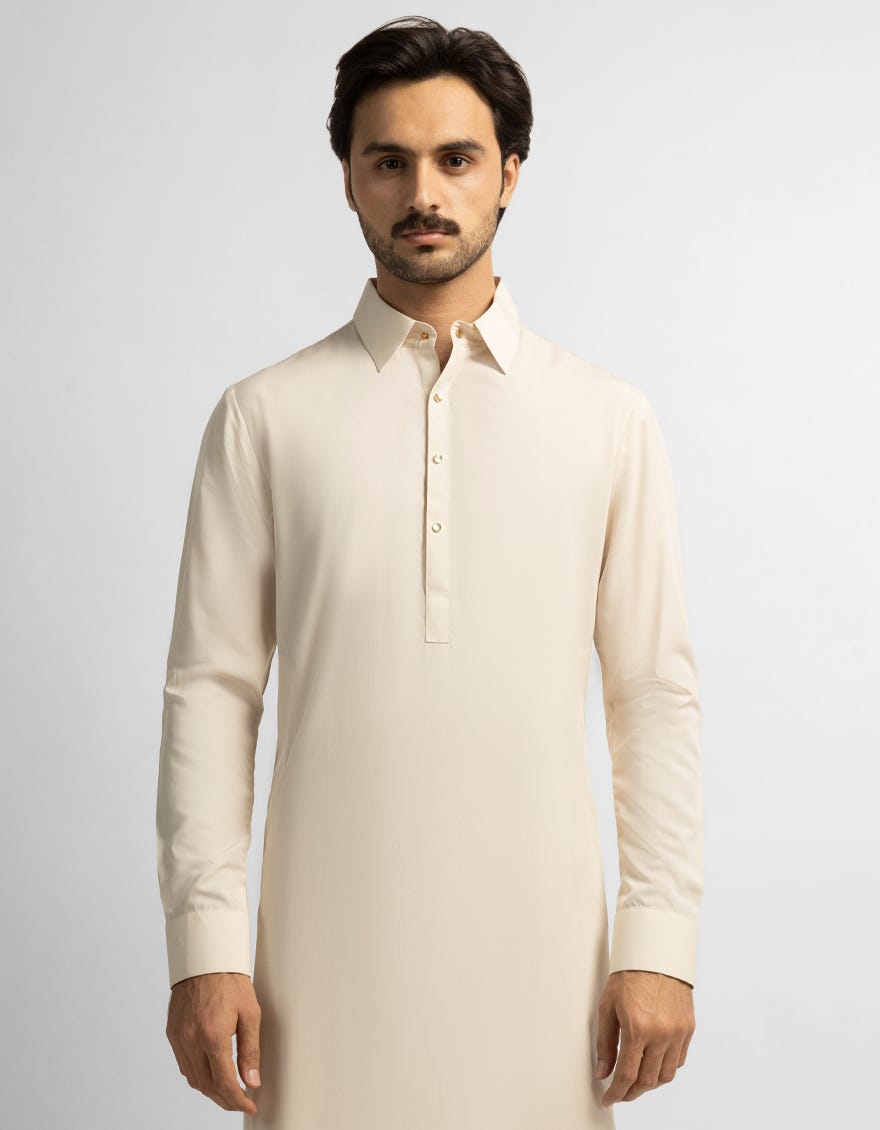 FAWN BLENDED CASUAL KAMEEZ SHALWAR