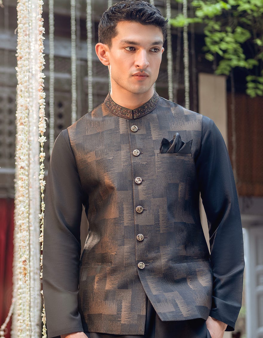 COFFEE WAISTCOAT | JJVC-A-48164