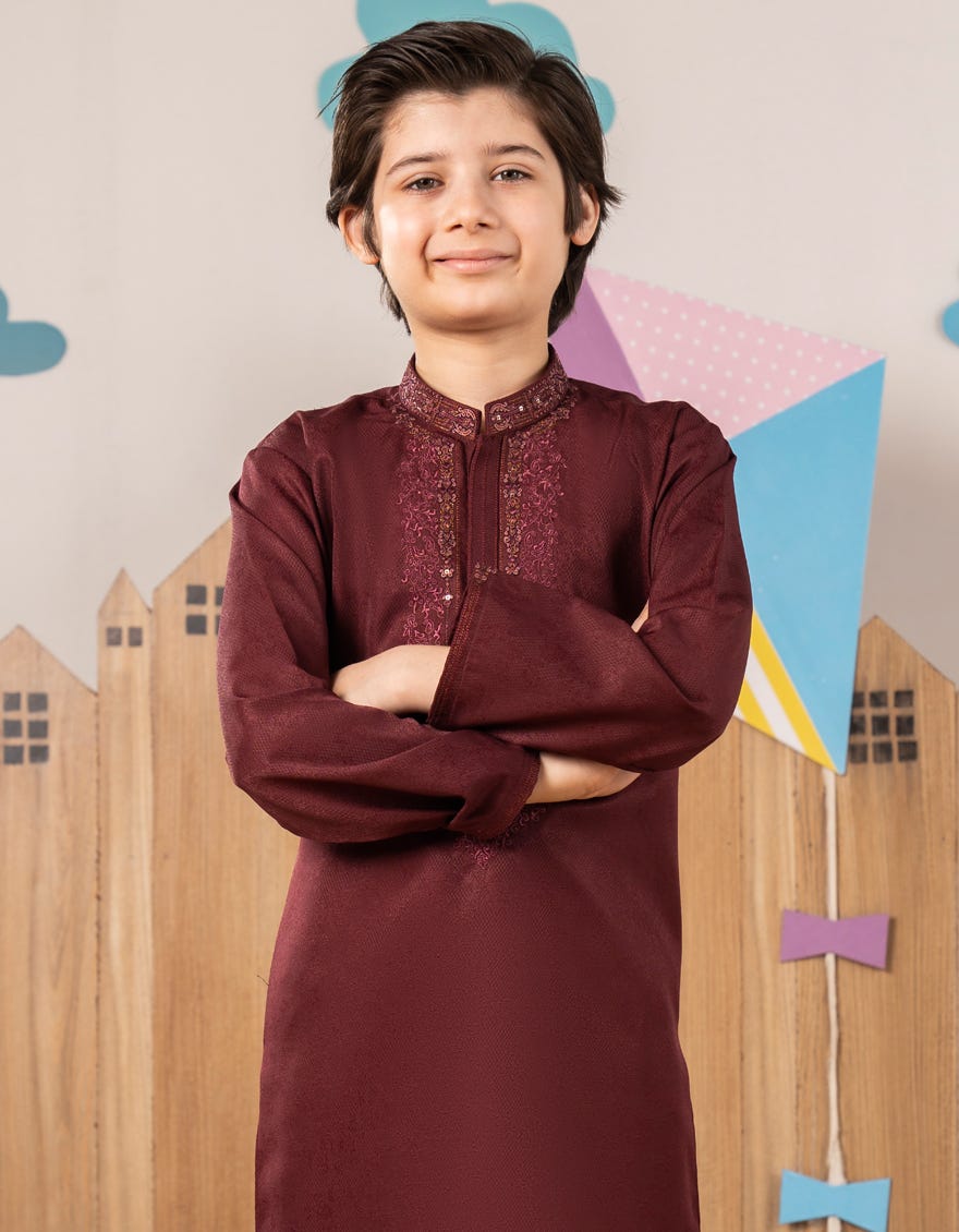MAROON FORMAL KURTA