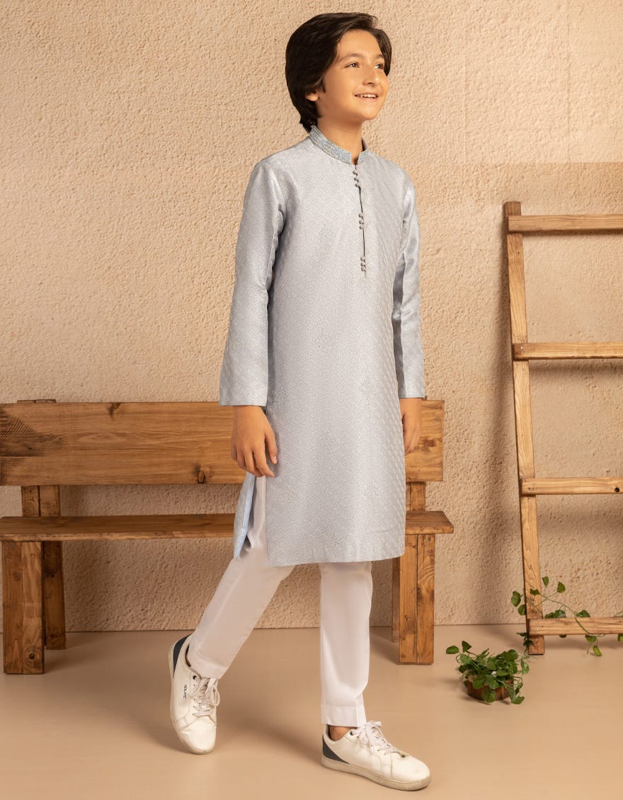 SKY BLUE FORMAL KURTA