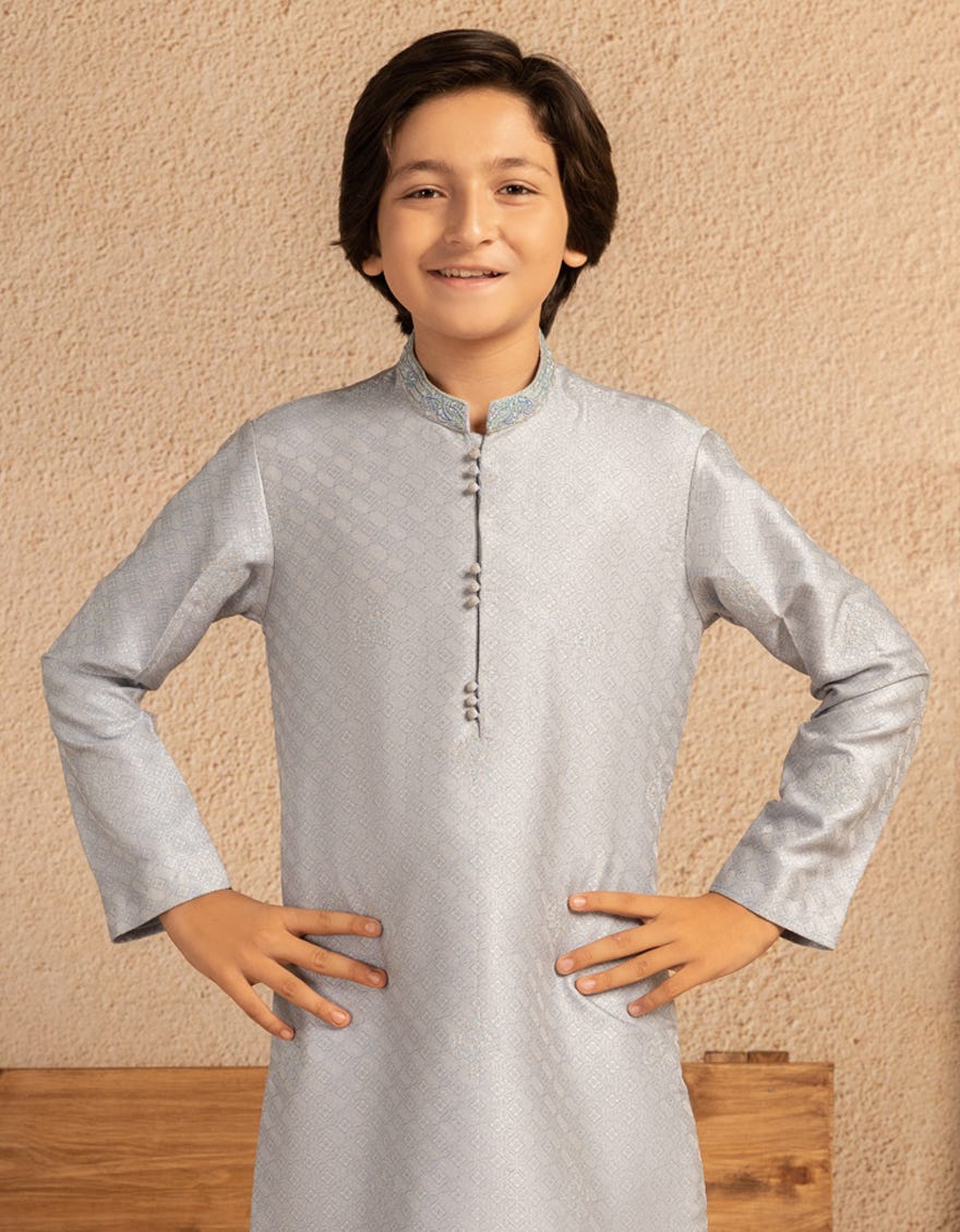 SKY BLUE FORMAL KURTA