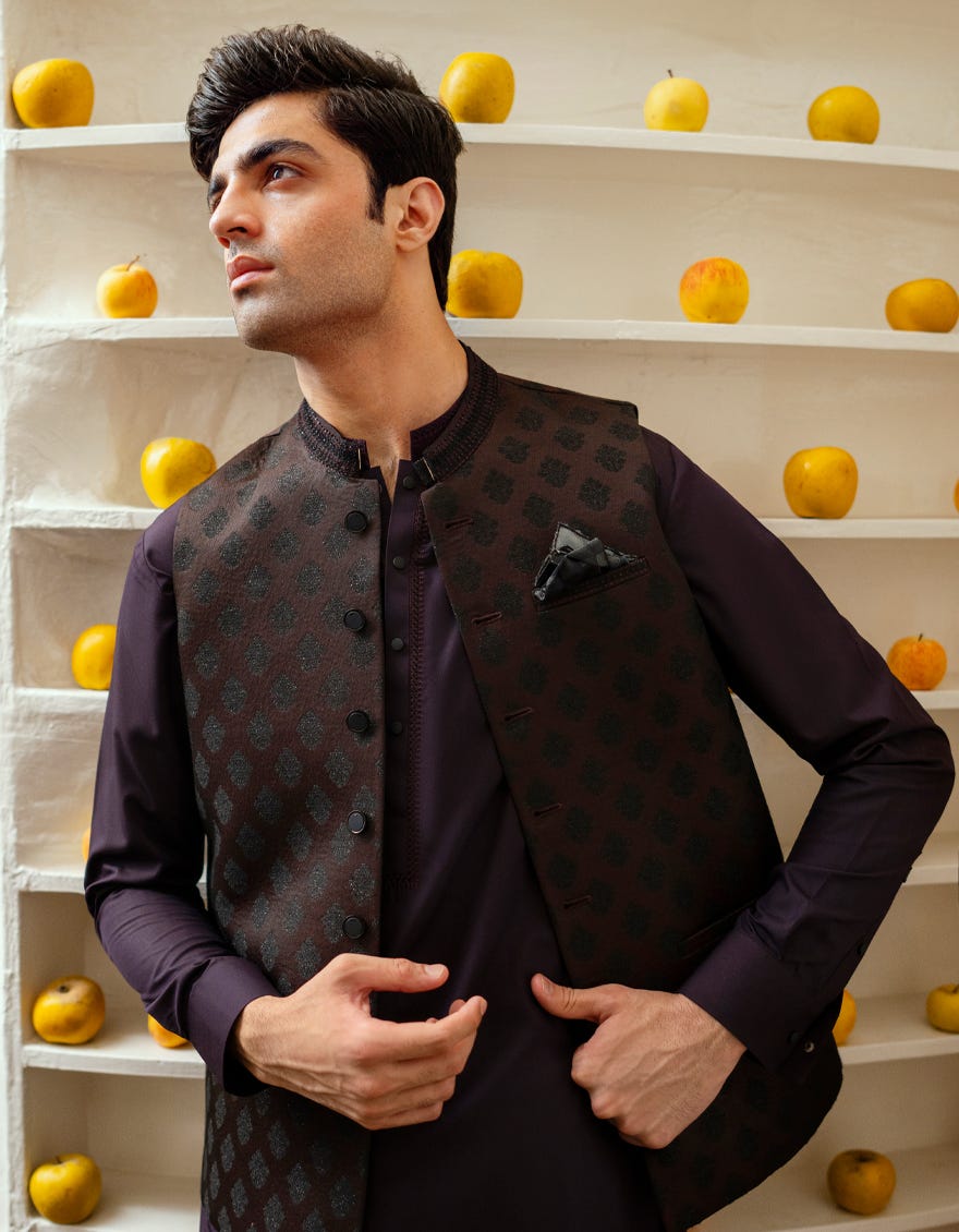 MAROON FORMAL WAISTCOAT