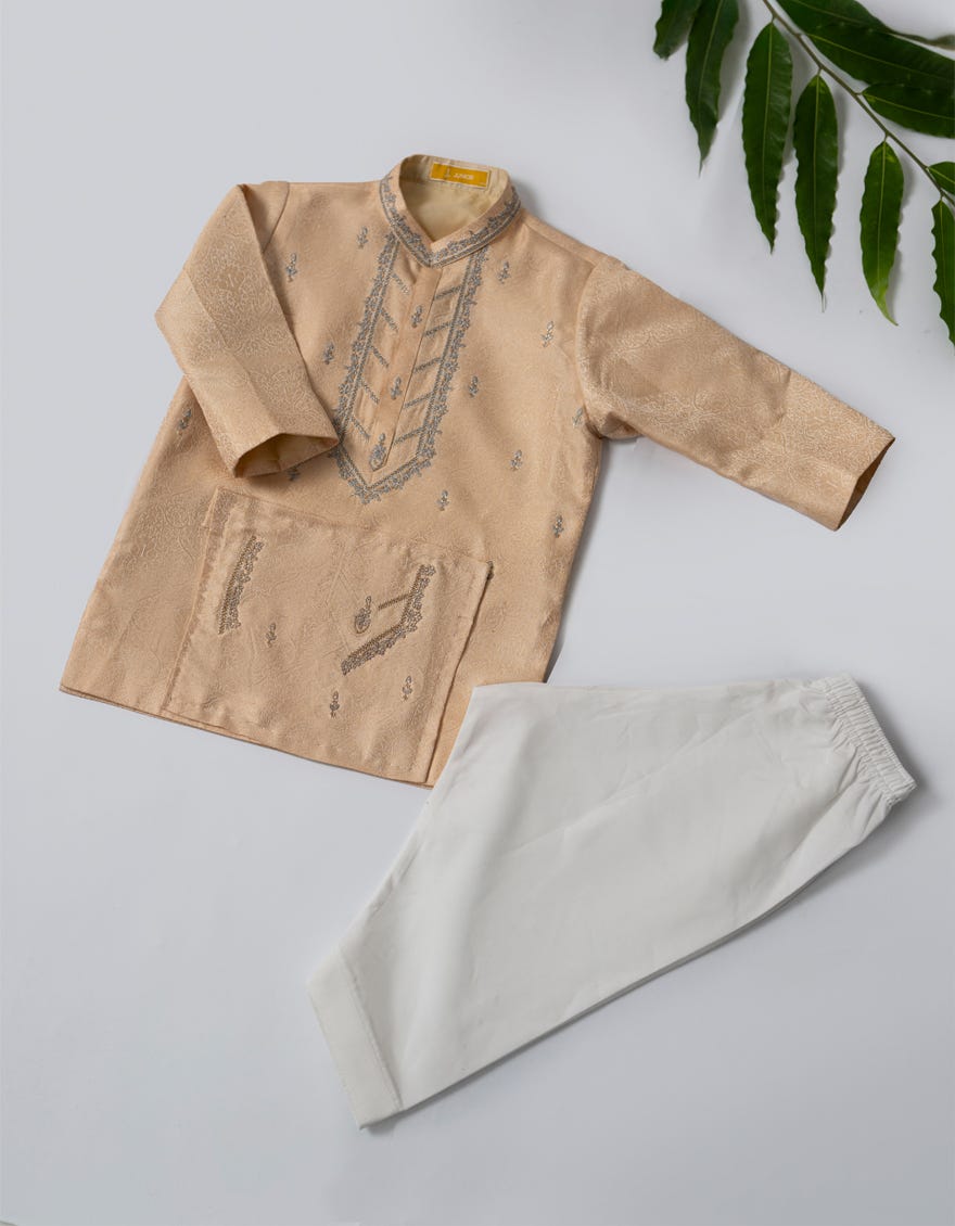 PEACH KAMEEZ SHALWAR