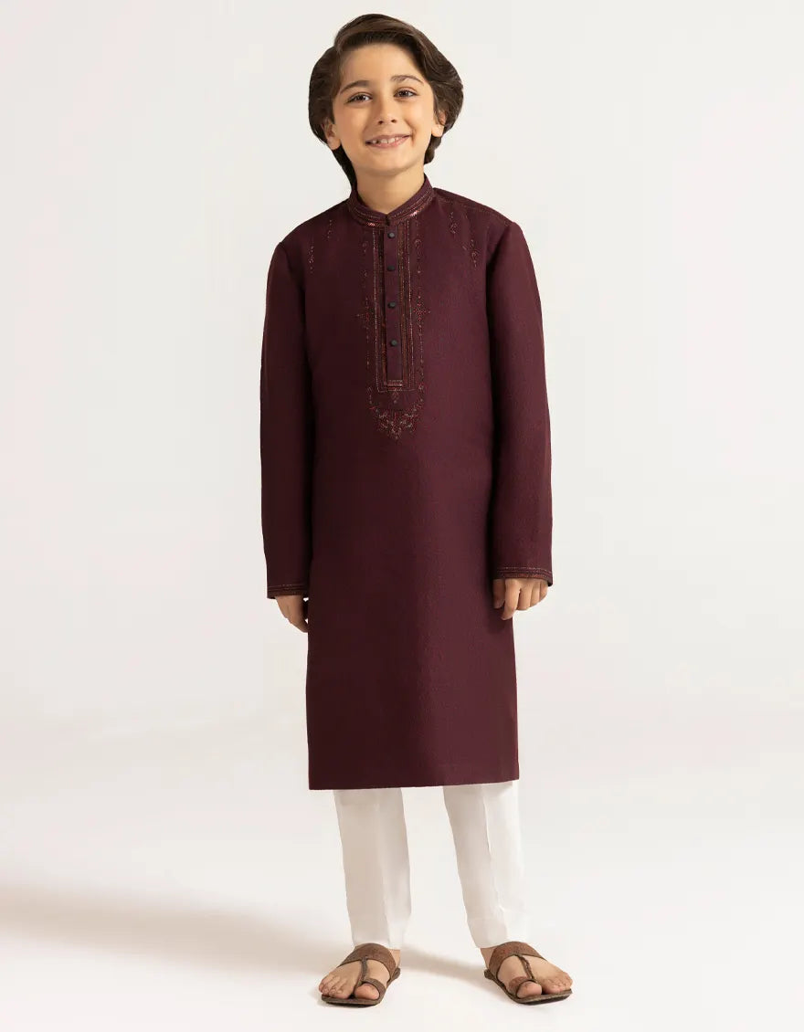PLUM FORMAL KURTA