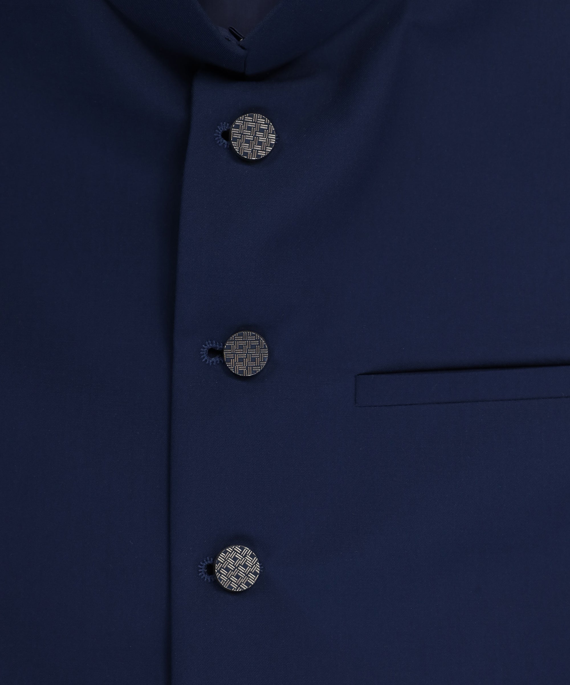 BLUE PLAIN WAISTCOAT