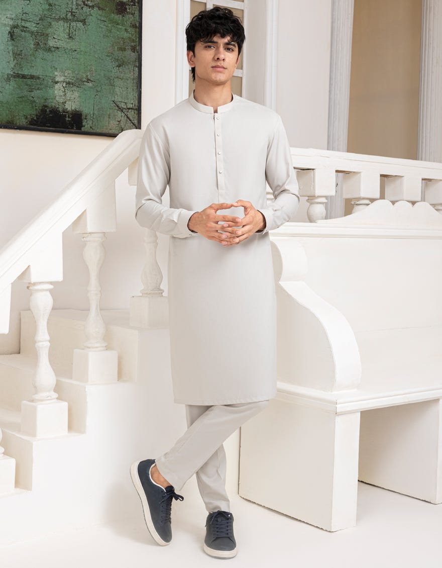 APPLE GREEN COTTON KURTA TROUSER