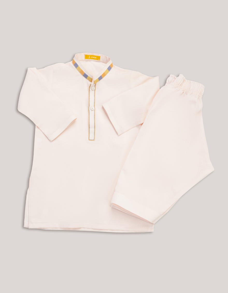 LIGHT PINK BLENDED KAMEEZ SHALWAR