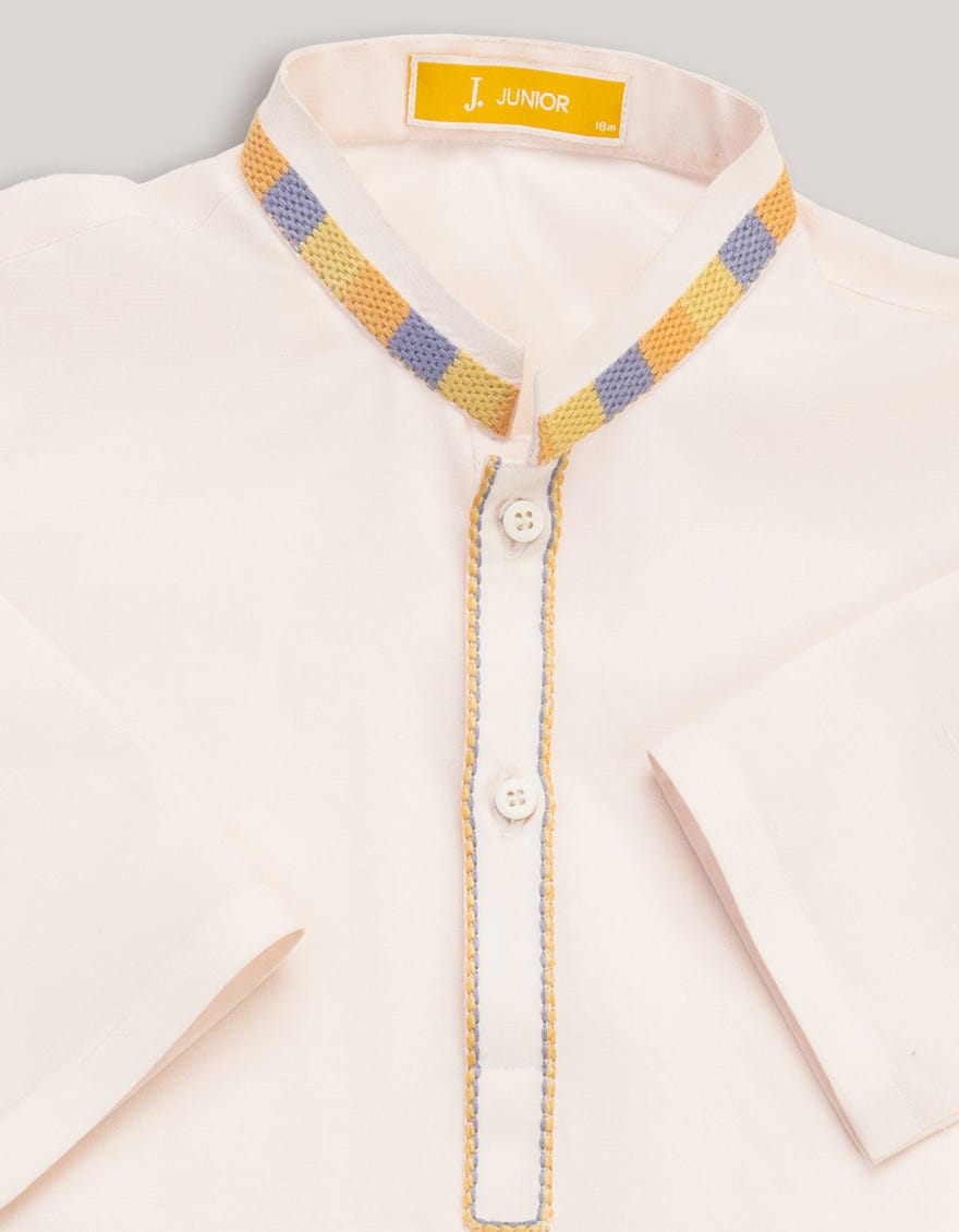 LIGHT PINK BLENDED KAMEEZ SHALWAR