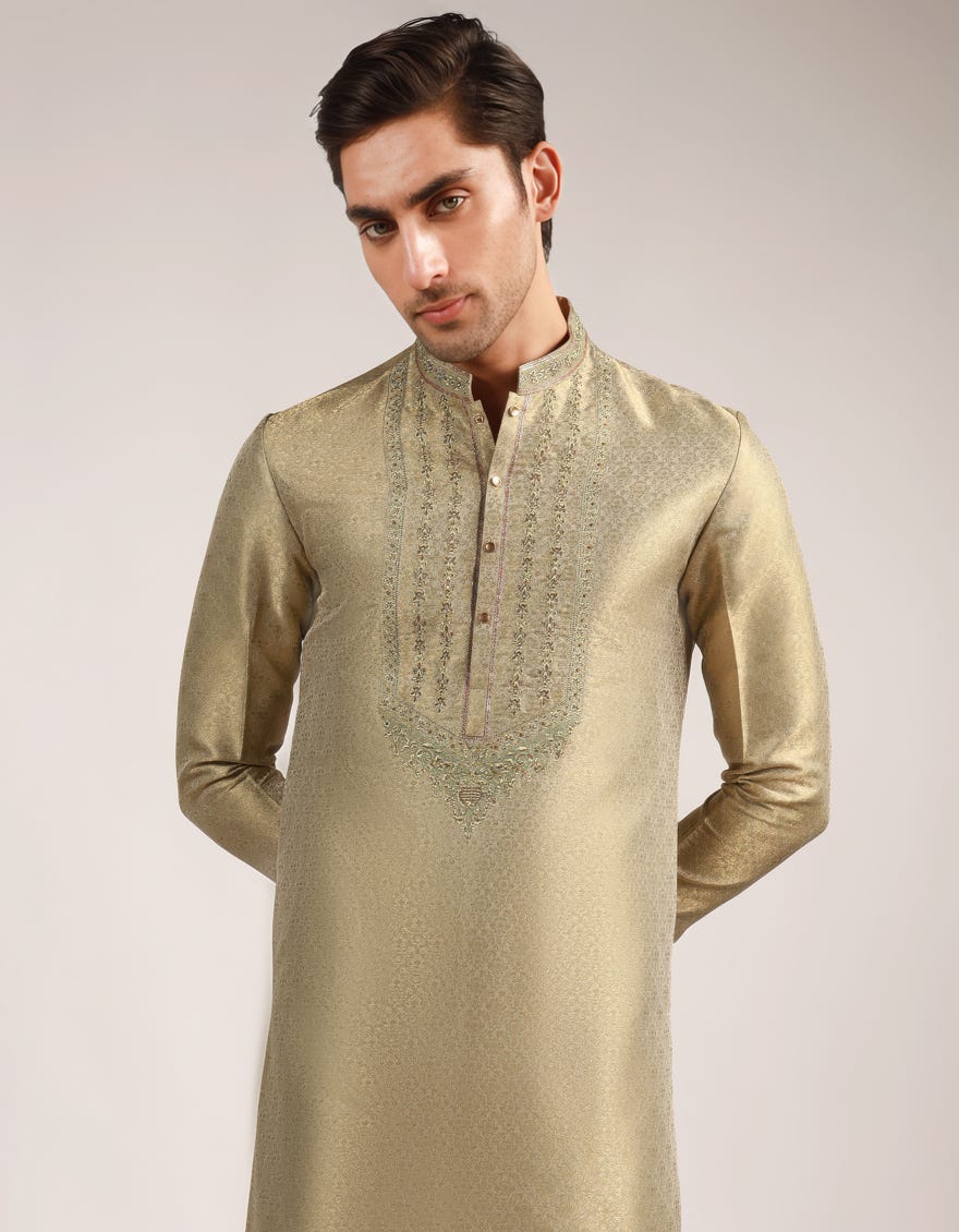 GOLD FORMAL KURTA
