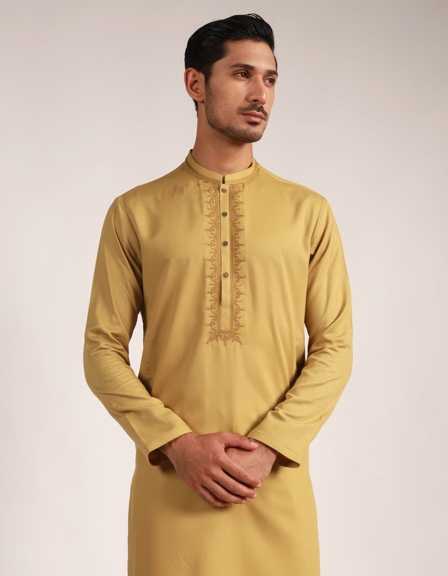 MUSTARD FORMAL KURTA