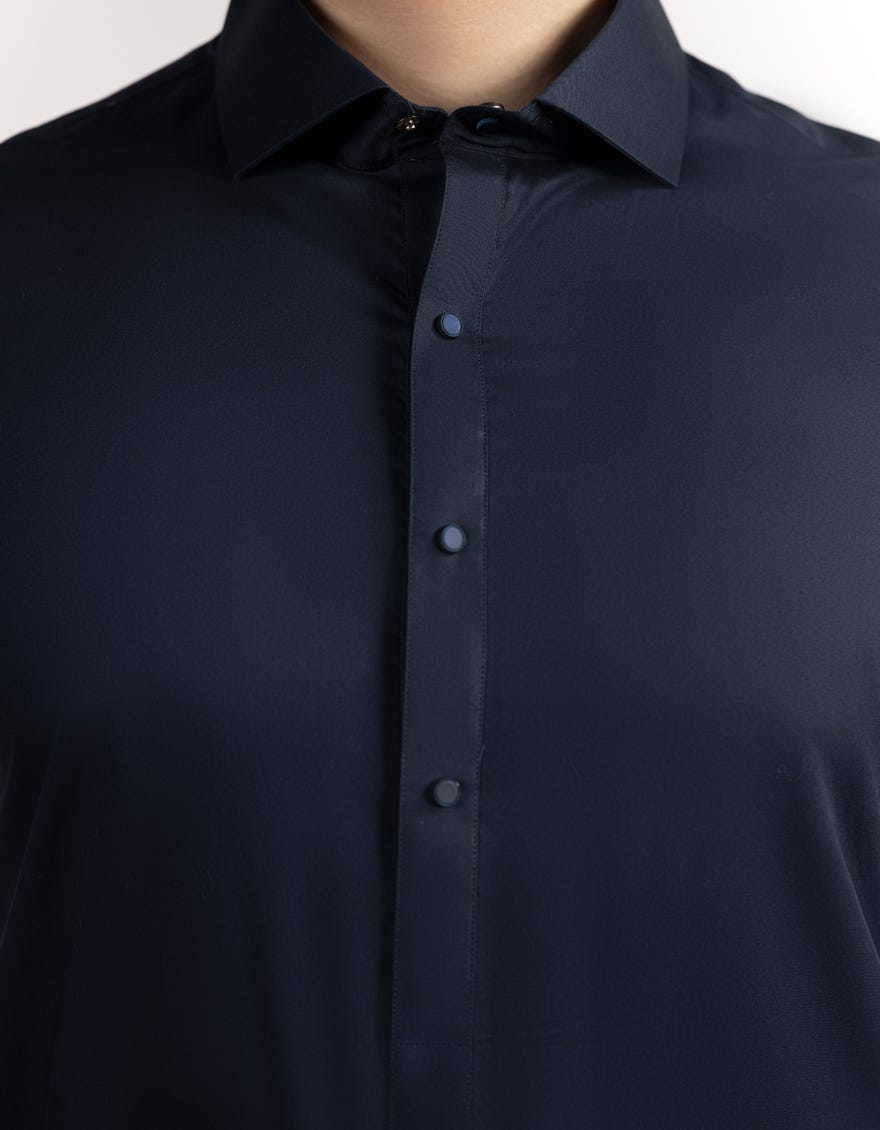 NAVY BLUE PLAIN KAMEEZ SHALWAR