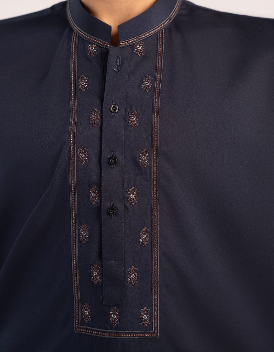 NAVY BLUE KURTA