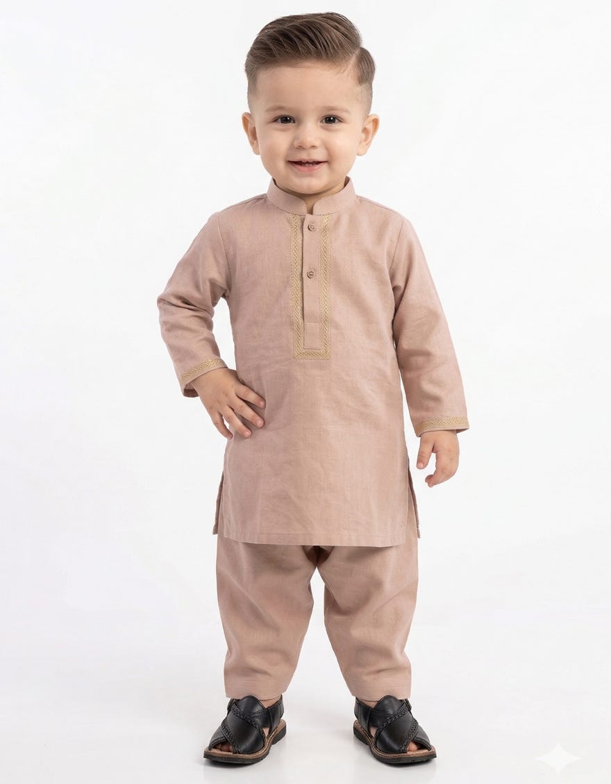 TEA PINK SEMI-FORMAL KAMEEZ SHALWAR