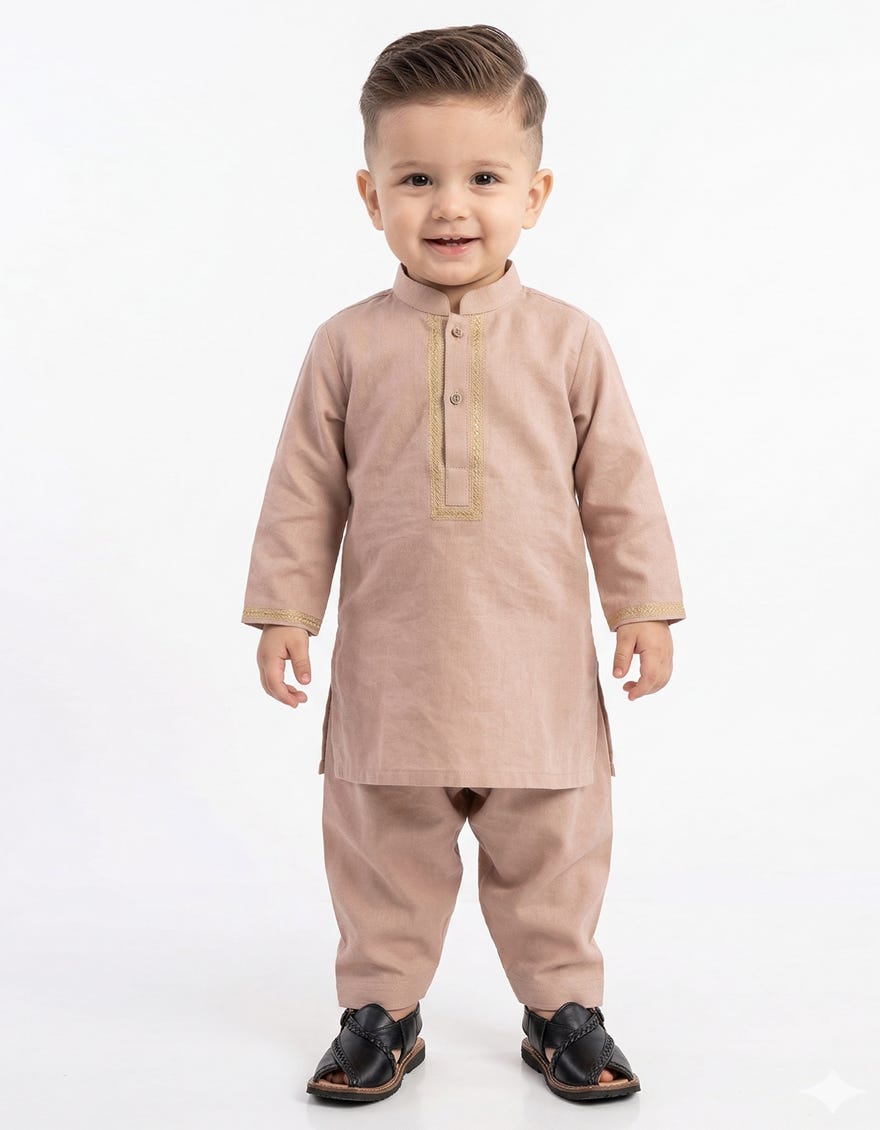 TEA PINK SEMI-FORMAL KAMEEZ SHALWAR