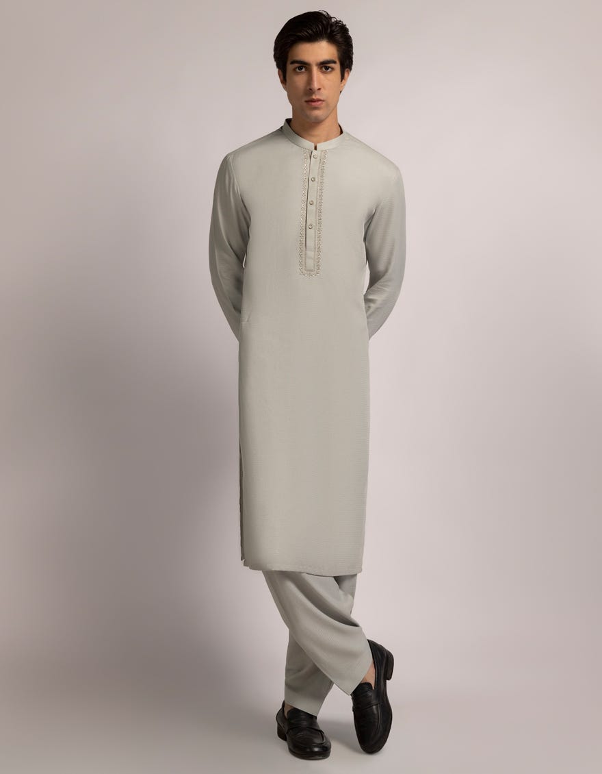 PISTACHIO SEMI FORMAL KAMEEZ SHALWAR