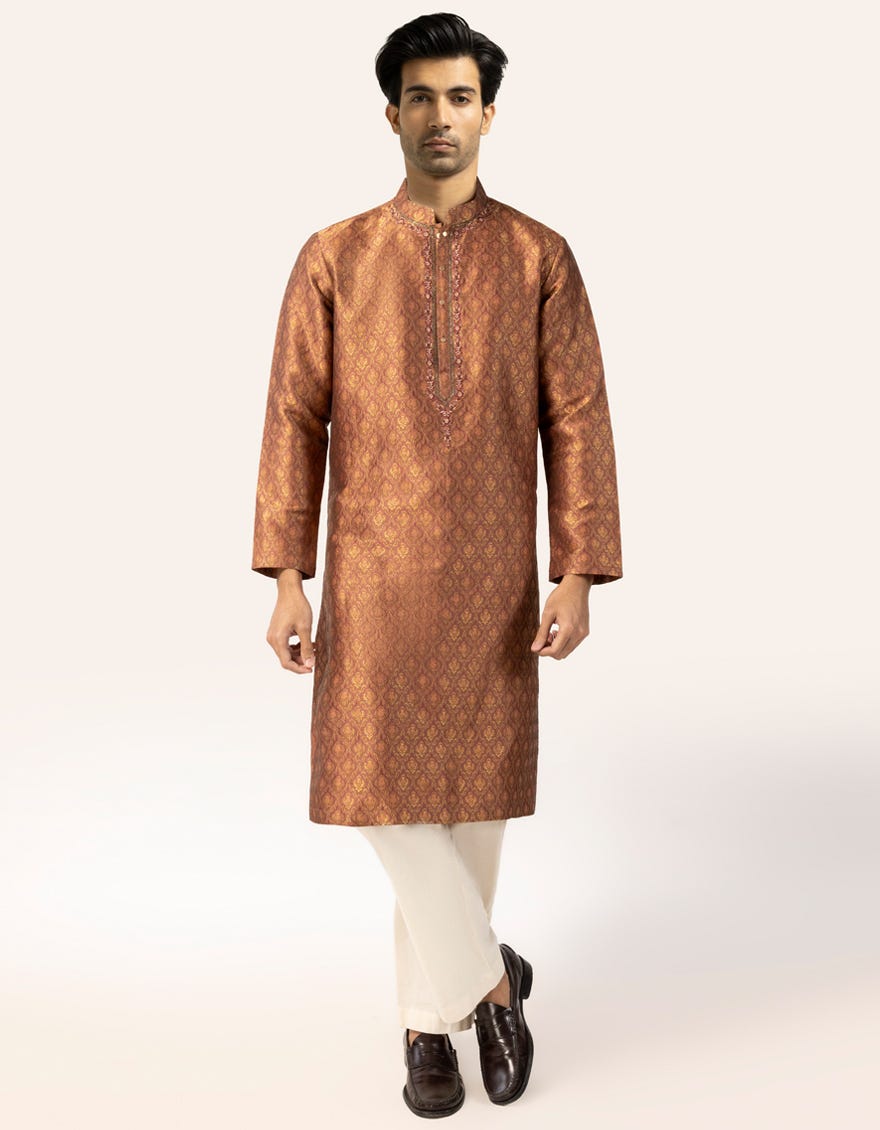 RUST FORMAL KURTA