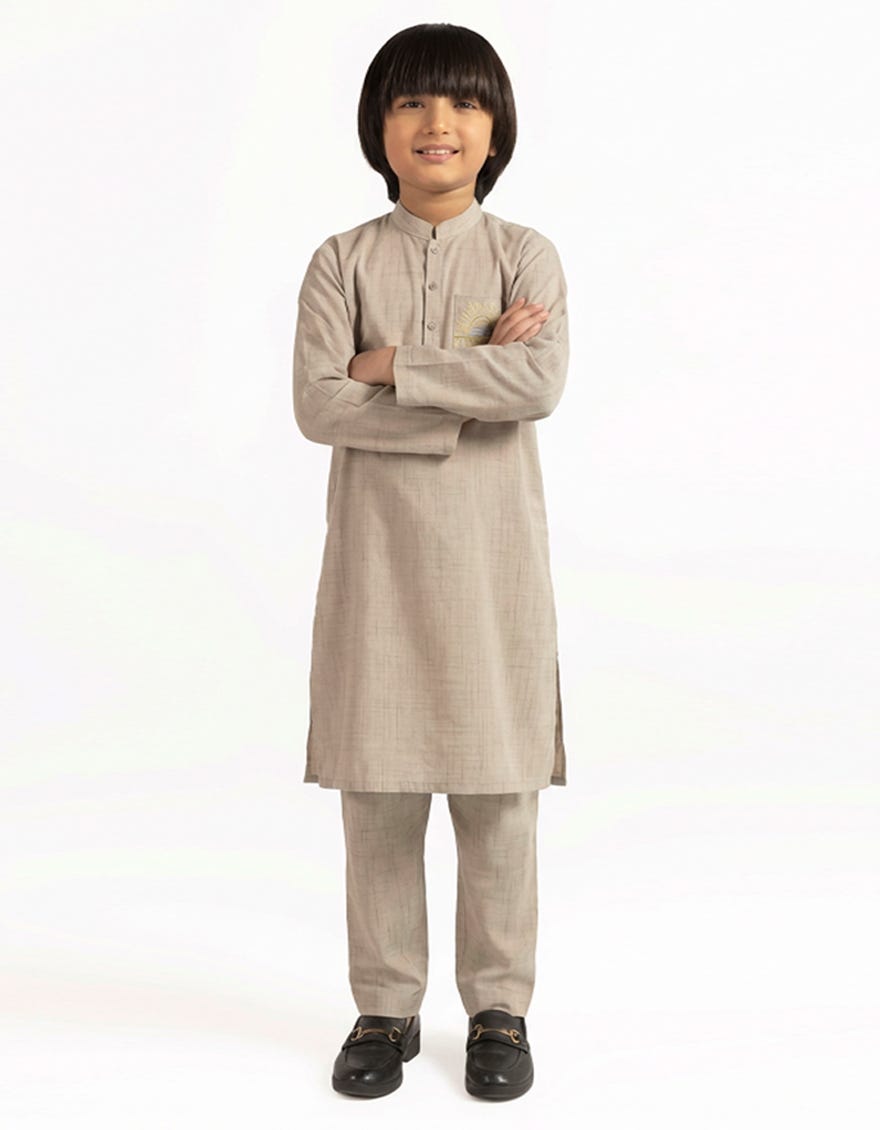 FAWN CASUAL KURTA TROUSERS
