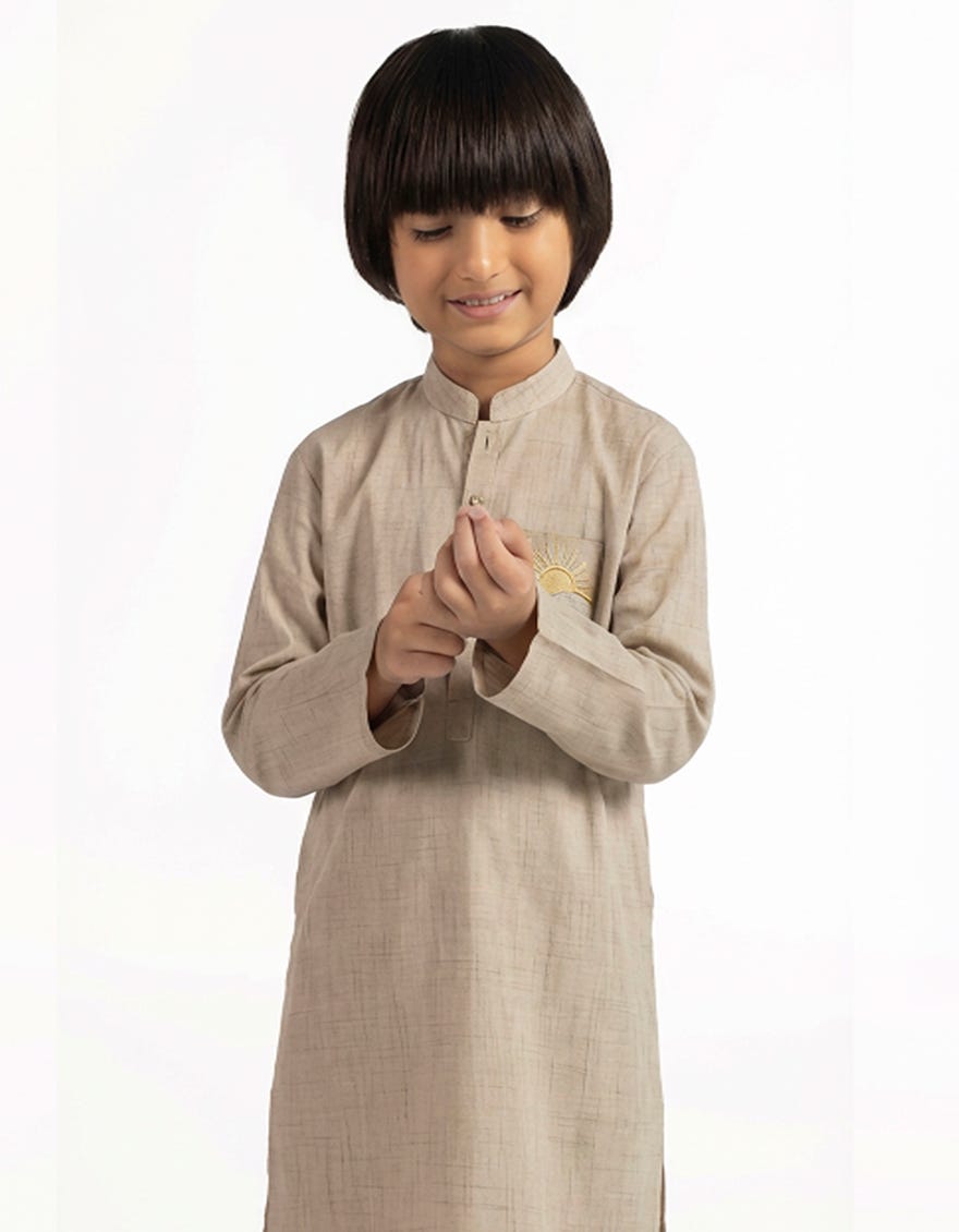 FAWN CASUAL KURTA TROUSERS