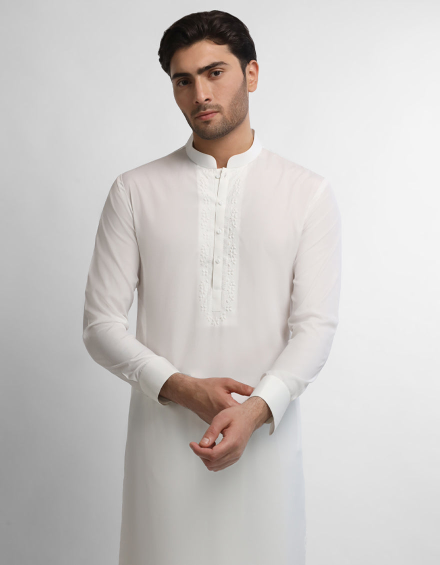 White Formal Kameez Shalwar