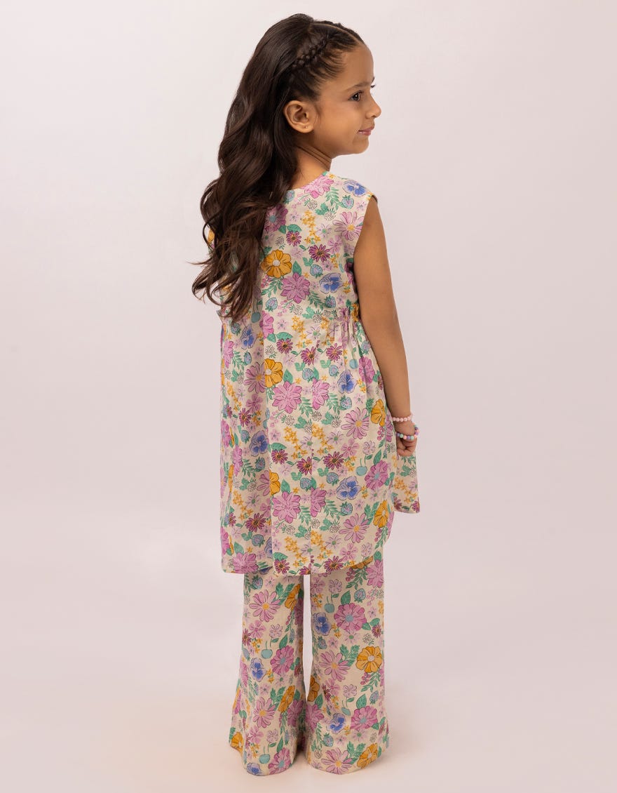 OFF WHITE LAWN PRINTED 2PC STITCHED