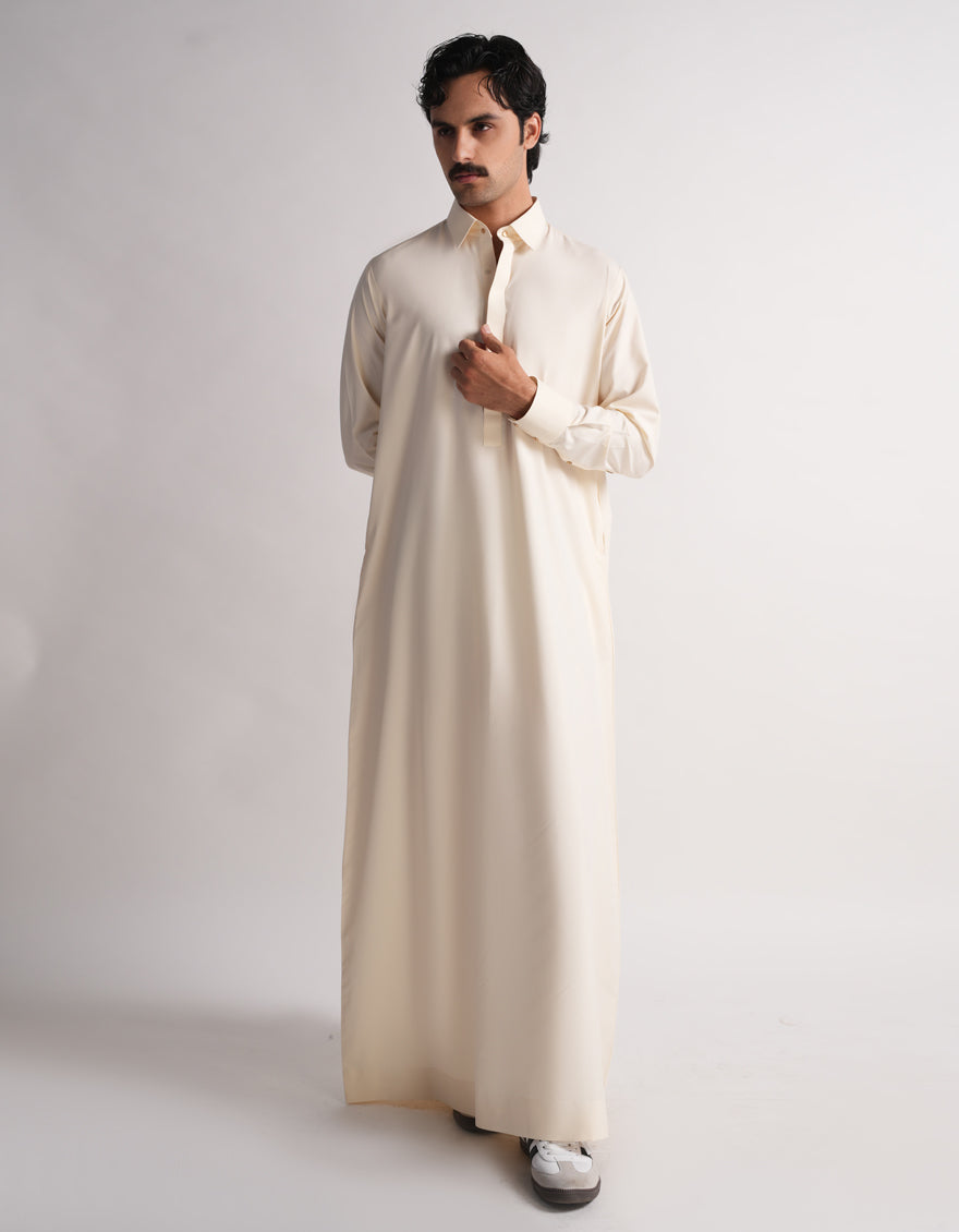 CREAM CASUAL JUBBA