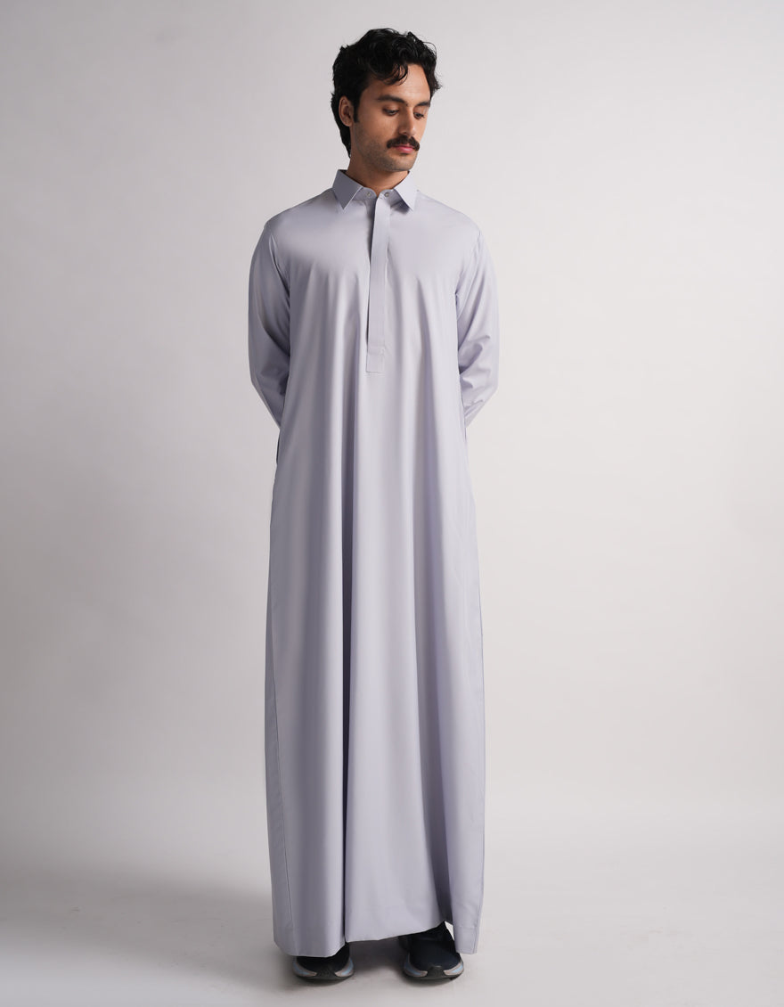 GREY CASUAL JUBBA