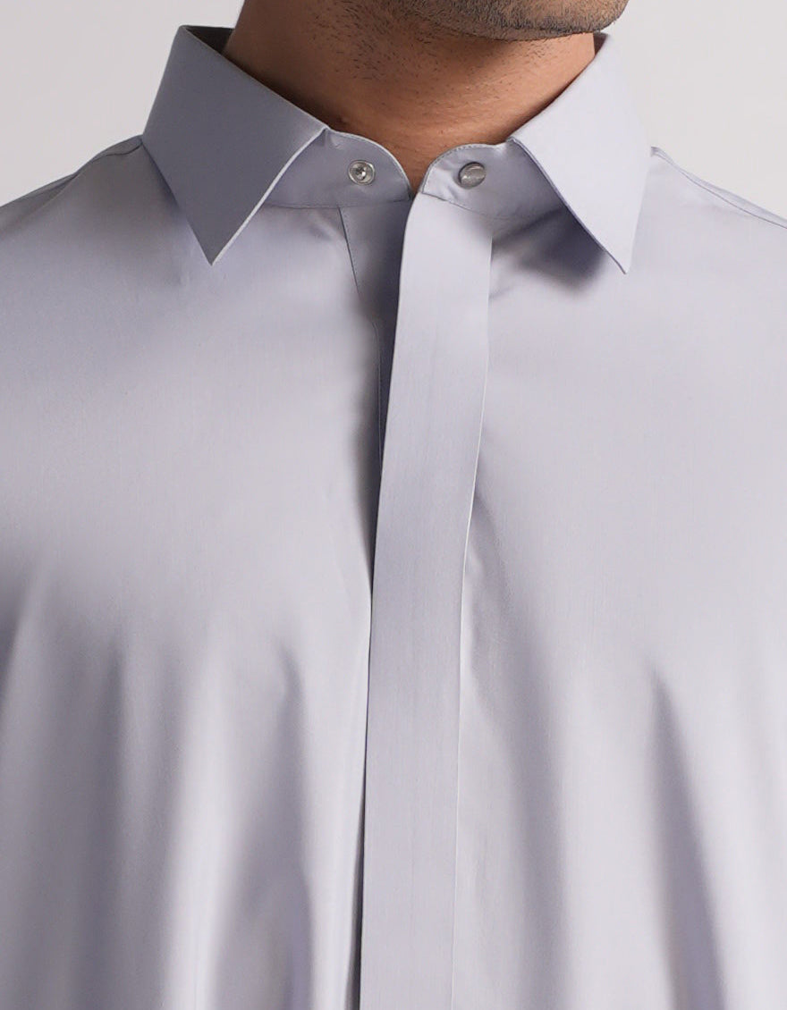 GREY CASUAL JUBBA