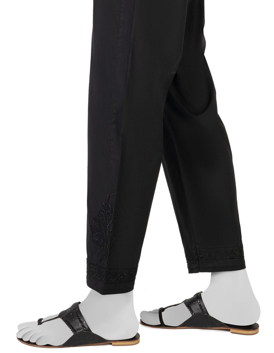 Black Lawn Trousers | Jjlt-S-23-8007