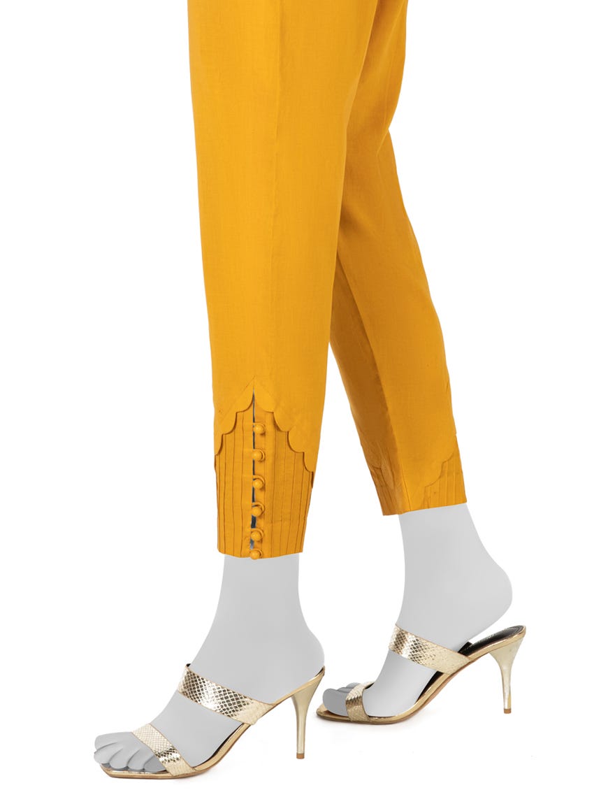 Mustard Lawn Trousers | Jjlt-S-23-8010