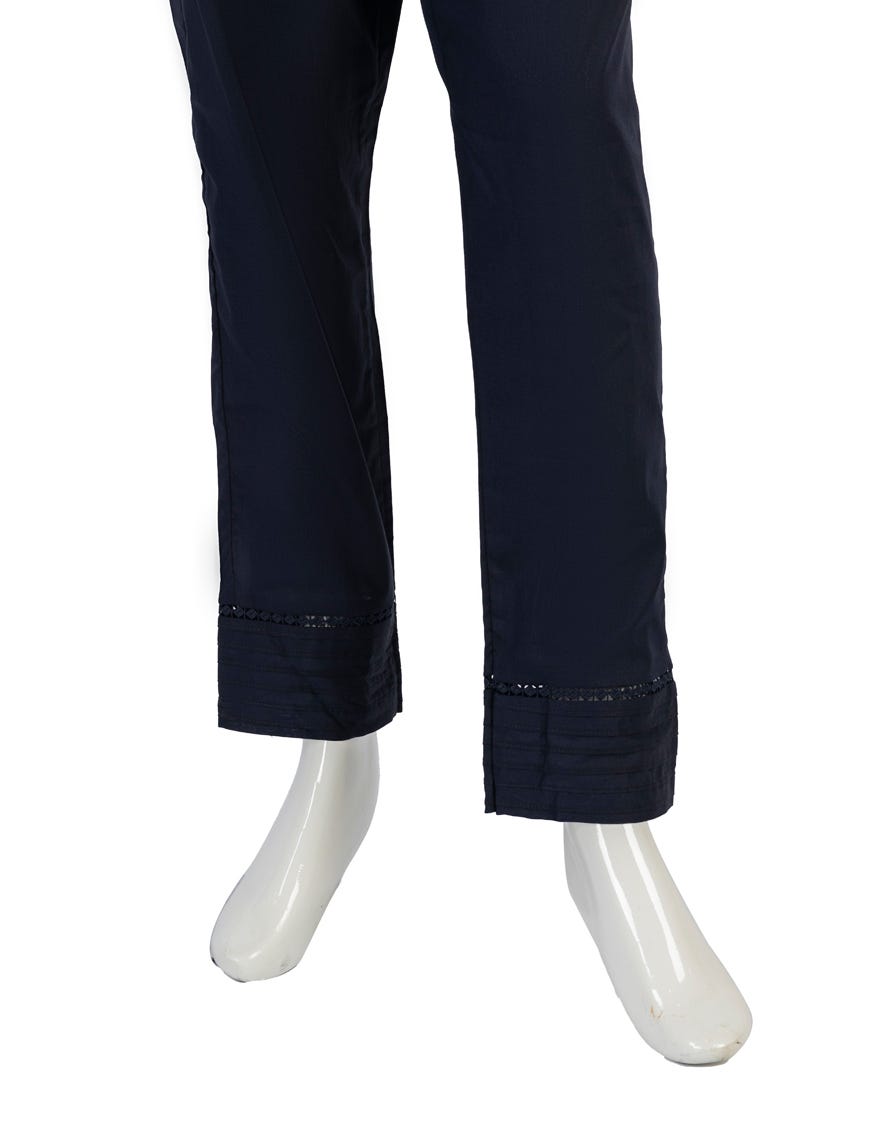 Charcoal Black Lawn Trousers | Jjlt-S-23-8014