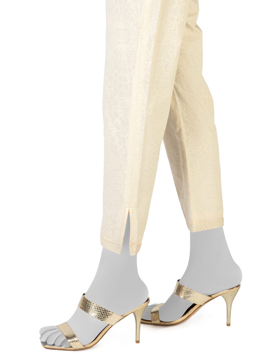 Off White Lawn Trousers | Jjlt-S-23-8017