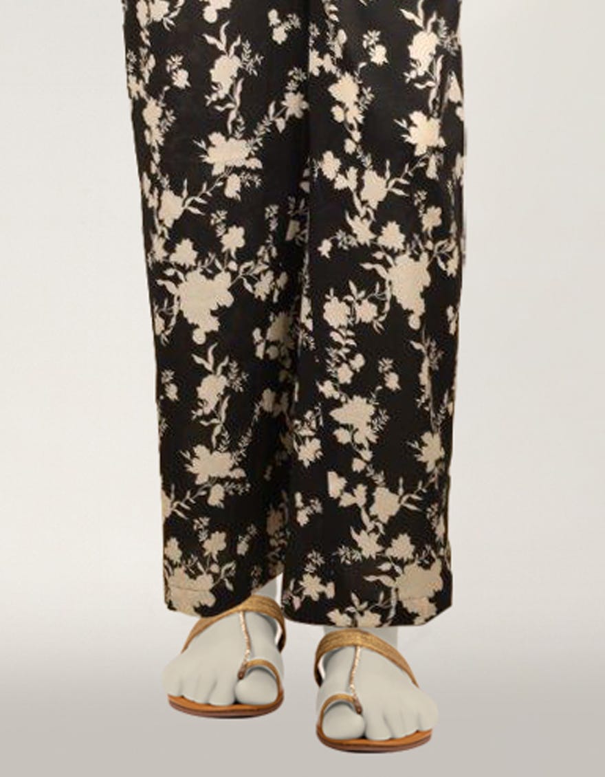 BLACK LAWN BASIC TROUSERS
