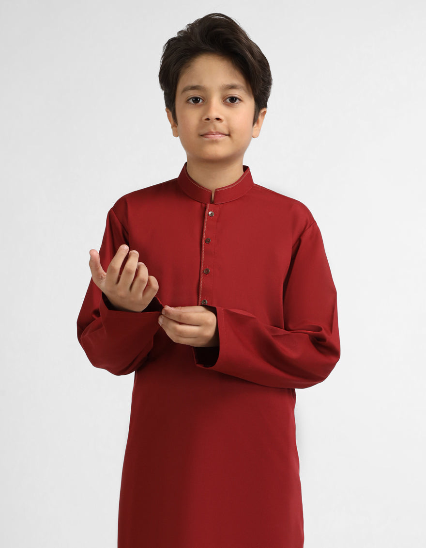 RED CASUAL KURTA