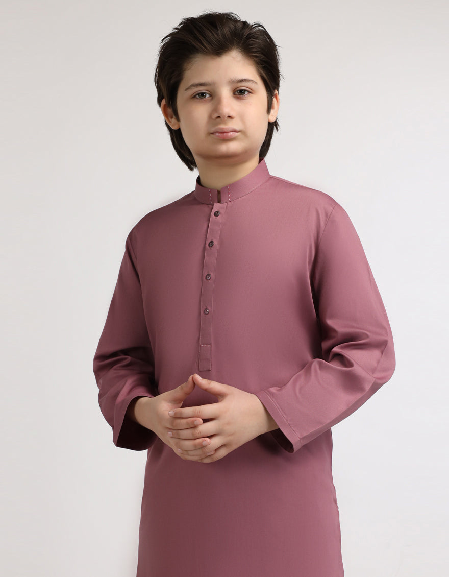 TEA PINK PLAIN KURTA