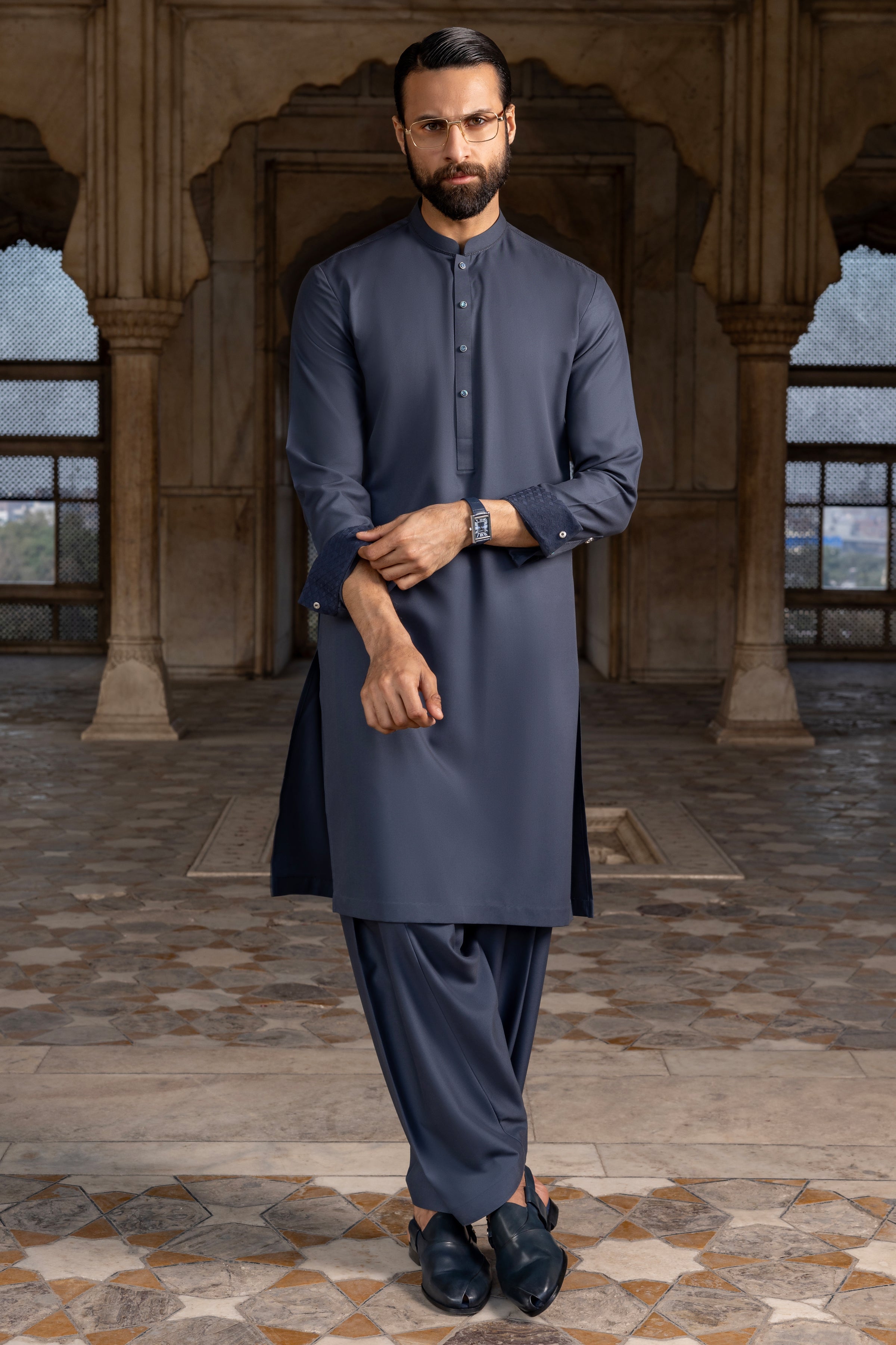 ATHLONE - BLUE EXCLUSIVE KAMEEZ SHALWAR
