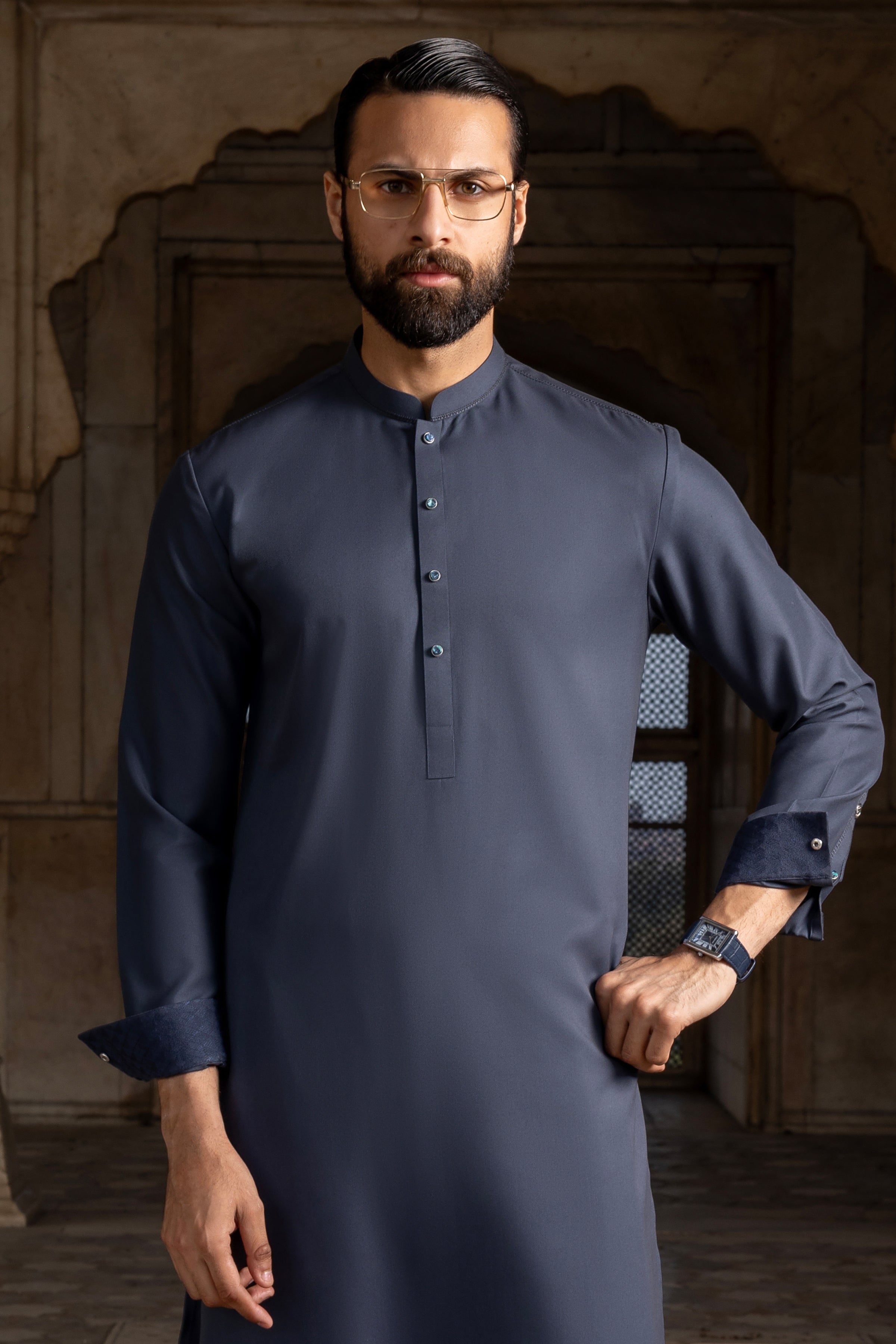 ATHLONE - BLUE EXCLUSIVE KAMEEZ SHALWAR