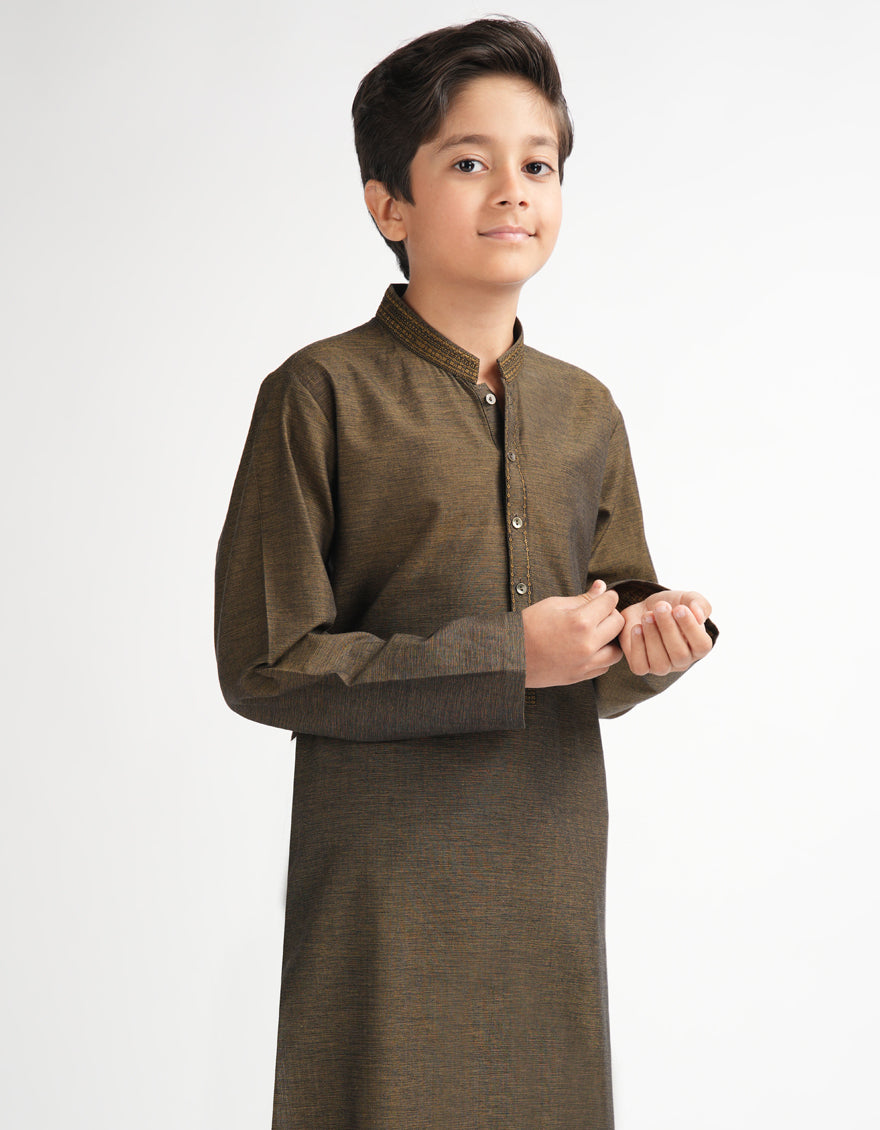 MEHNDI COTTON CASUAL KURTA