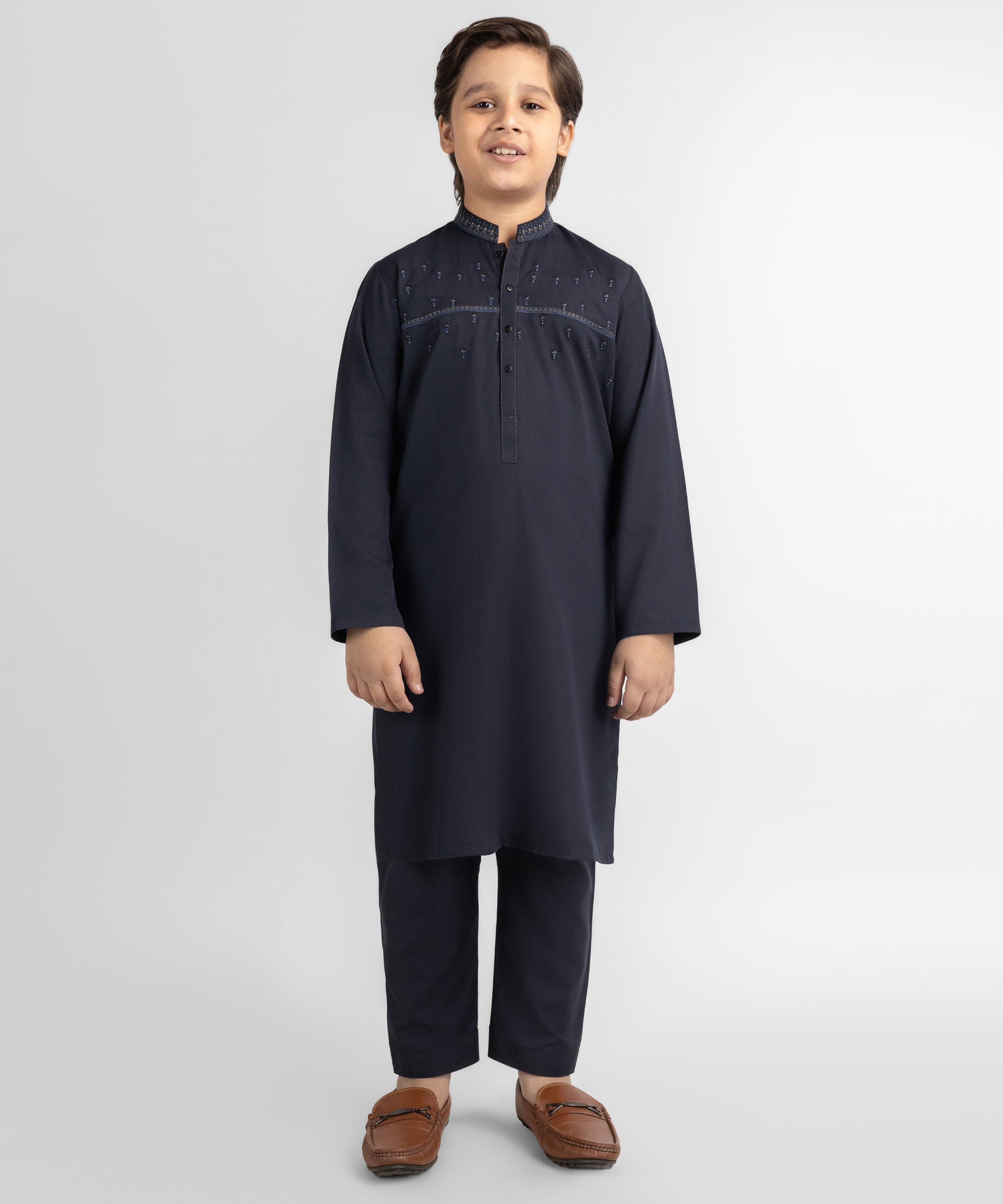BLACK FORMAL KURTA TROUSERS