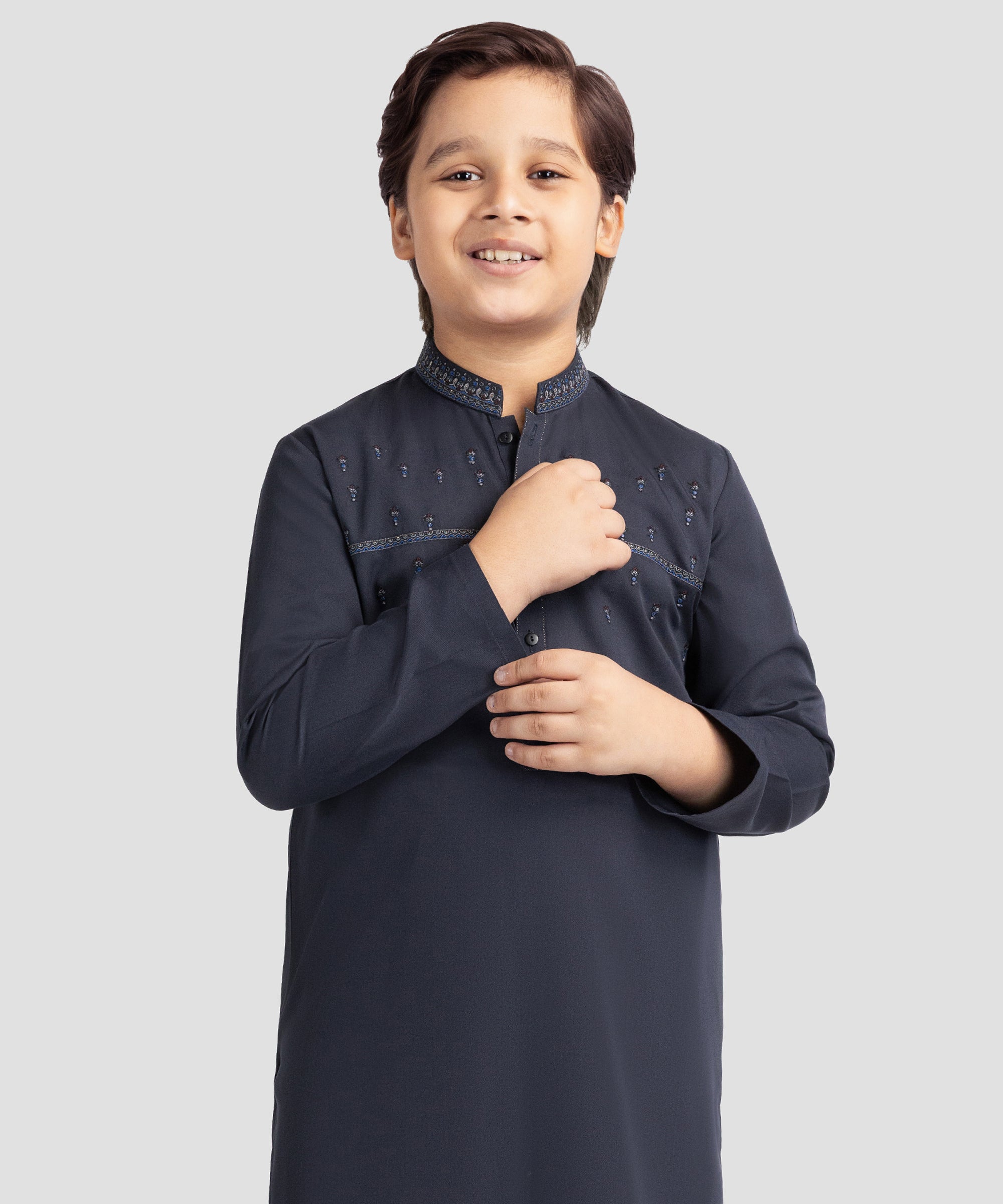 BLACK FORMAL KURTA TROUSERS